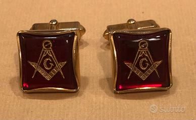 MASSONERIA_GEMELLI DA POLSO CAMICIA