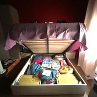 Letto contenitore matrimoniale