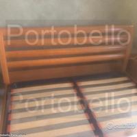 Letto matrimoniale stile moderno colore ciliegio c