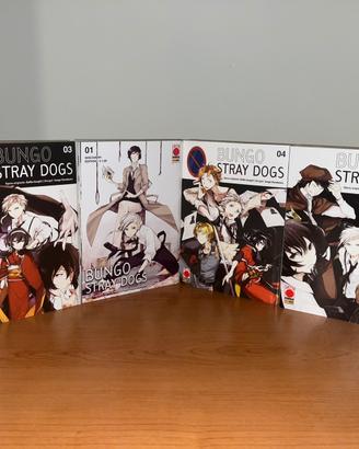 primi 4 volumi di BUNGO STRAY DOGS