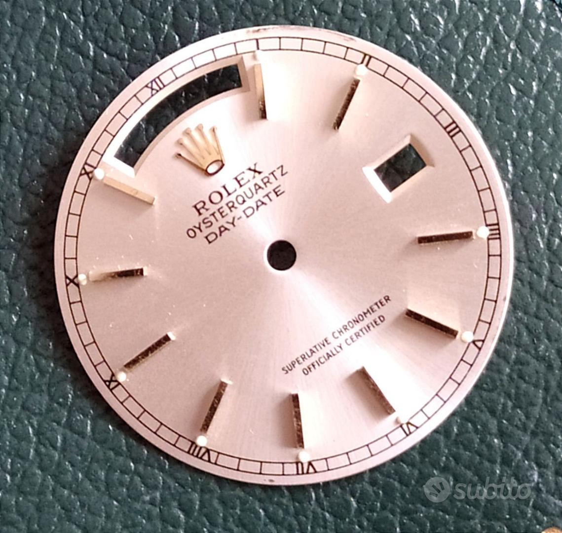 ROLEX Dial Daydate Oysterquartz Abbigliamento e Accessori In