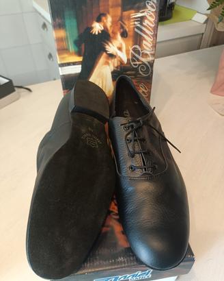 scarpe da ballo n. 41 in vitello nero suola bu