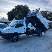 Iveco Daily 60c15 Ribaltabile Trilaterale con GRU