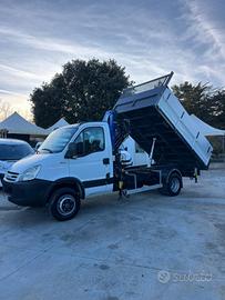 Iveco Daily 60c15 Ribaltabile Trilaterale con GRU