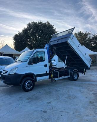 Iveco Daily 60c15 Ribaltabile Trilaterale con GRU