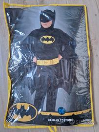 costume carnevale bambino 5-7anni 110cm, batman.
