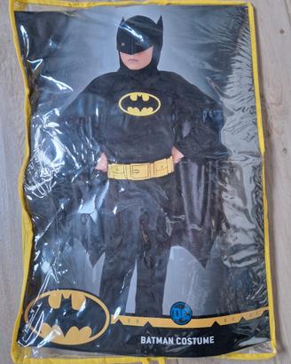costume carnevale bambino 5-7anni 110cm, batman.