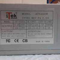 Alimentatore PSU iTek ATX 400W