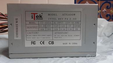 Alimentatore PSU iTek ATX 400W