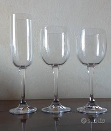Servizio bicchieri in cristallo Bohemia Cristal