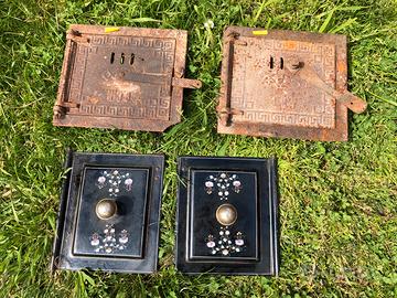 Vecchie porte per stufa