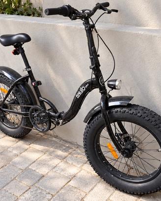 Bicicletta pieghevole fat-bike freni a disco