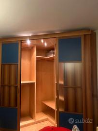 cabina armadio angolare 