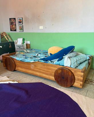 Letto Montessori in legno massello – 90x190 cm