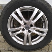 4 pneumatici termici 205/60R16 + 4 cerchi in lega