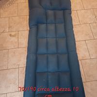 materassino singolo telato