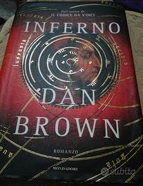 Romanzo "Inferno" di Dan Brown copertina rigida 