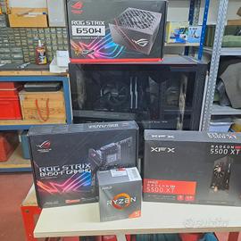 Pc fisso am4 r5 3600+ 5500xt 8gb con 16gb ram
