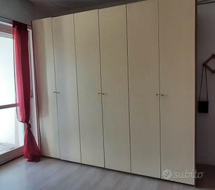 Armadio 6 ante color crema