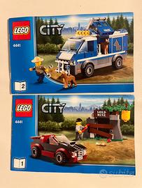 Lego 4441 e 4437 furgone cani polizia