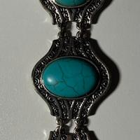 Bracciale col la pietra turchese 20 cm