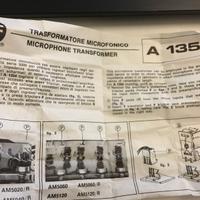 Trasformatore microfono rcf a 1354