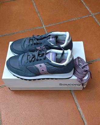 SAUCONY DONNA 38 GRIGIO VIOLA