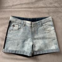 Pantaloncini in jeans bicolor tg.XL bambina