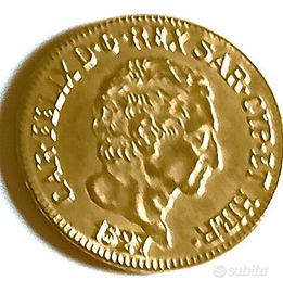 moneta da 5 lire  di carlo felice   1827