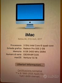 iMac 21.5 “