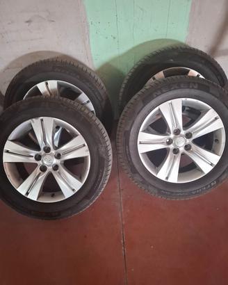 gomme 225/60/17 su cerchi in lega kia