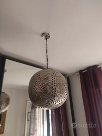 lampadario a sospensione sferico   + lampada 