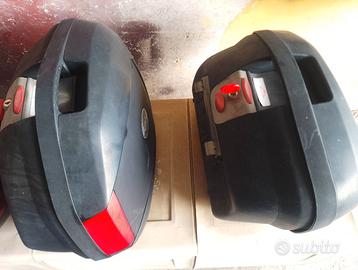 Coppia valige moto laterali