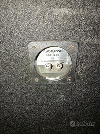 Subwoofer Alpine 800 watt + amplificatore