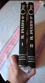 Libro di cucina il Piatto d'oro 2 volumi vintage