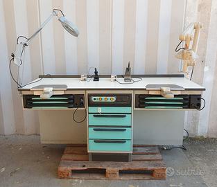 BANCO DA LAVORO CON DUE POSTAZIONI SALDATURA