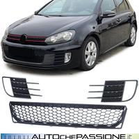 Kit griglie paraurti anteriore GTI/GTD per GOLF 6