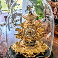 Parigina, orologio in bronzo dorato, XIX sec. '800