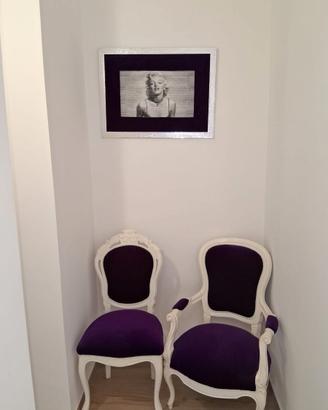 Sedia  poltroncina stile barocco