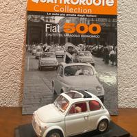 Fiat 500 scala 1/24 Quattroruote Collection