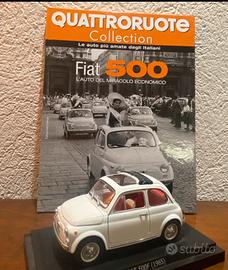 Fiat 500 scala 1/24 Quattroruote Collection