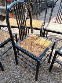 Sedia legno paglia