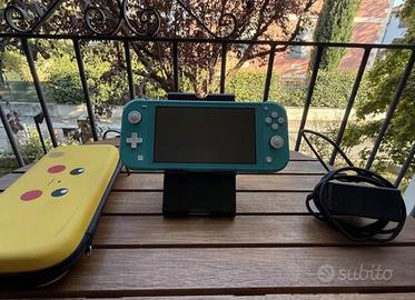 Nintendo switch lite azzurra