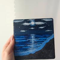 mattonella dipinta a mano 