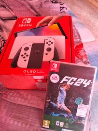 NINTENDO SWITCH OLED + FIFA 24