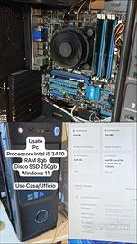 PC i5 8gb SSD 250gb