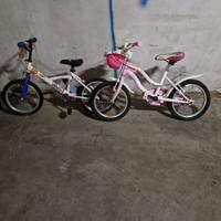 3 biciclette x bambina e Bambino da  età tra 3/10