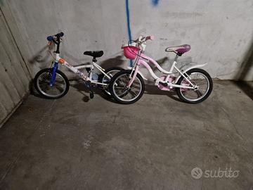 3 biciclette x bambina e Bambino da  età tra 3/10