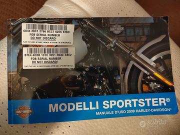 883 libretto uso e manutenzione sportster 