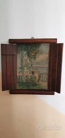 quadro in legno di piccole dimensioni 